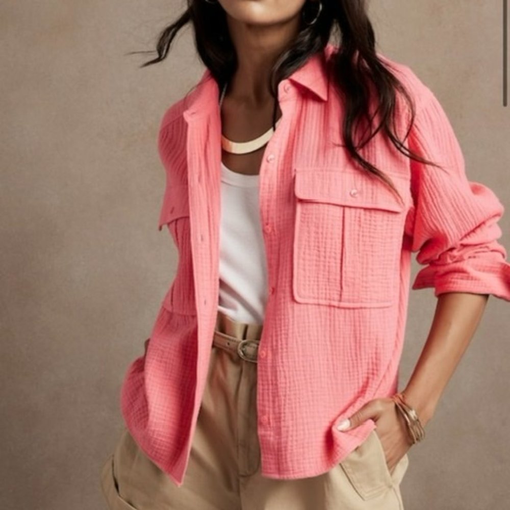 Banana Republic Cruise Gauze Shirt